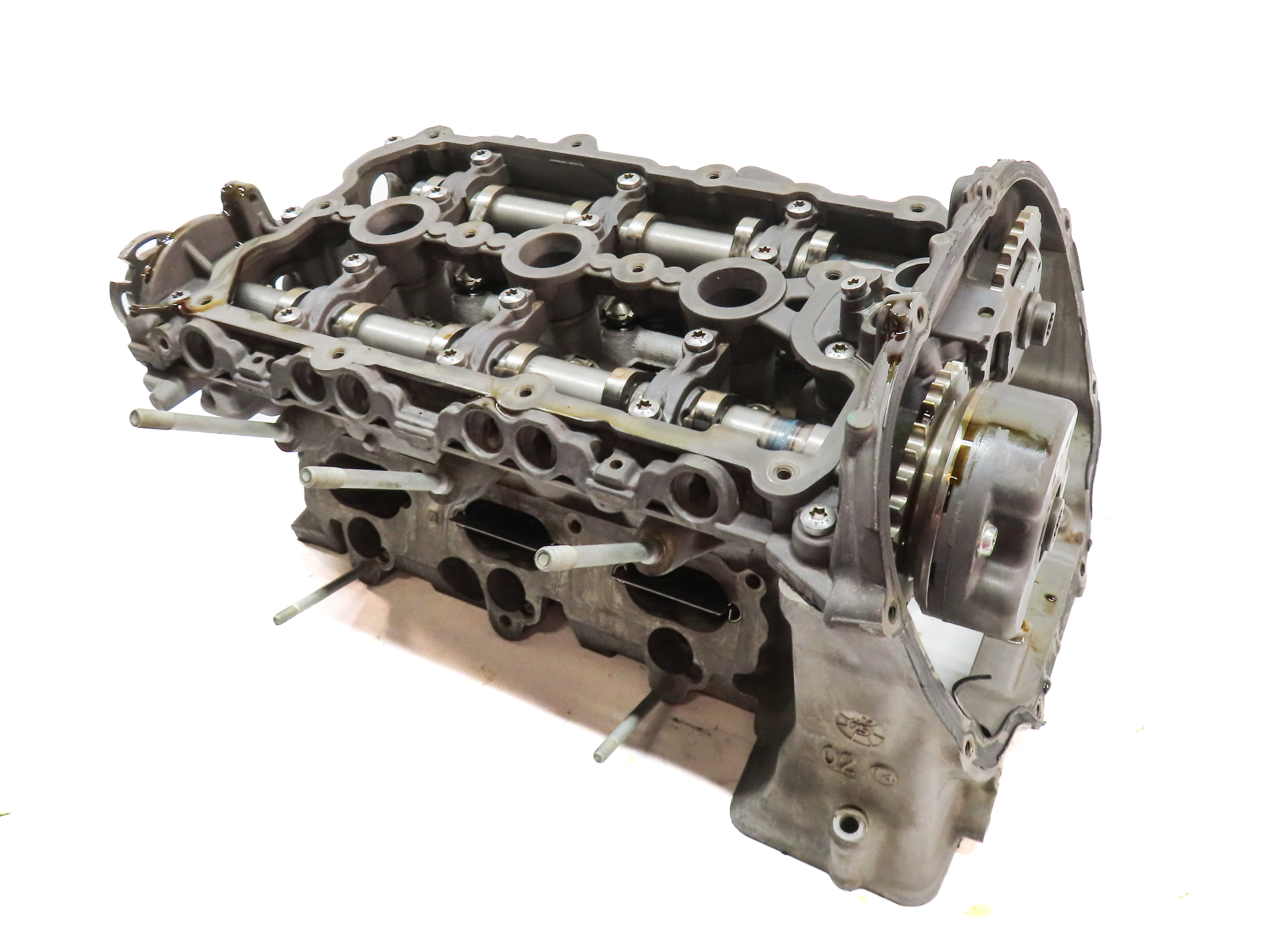 2013-2015 AUDI Q7 (4L) 3.0L SUPERCHARGED ENGINE - RIGHT CYLINDER HEAD — exact item pictured